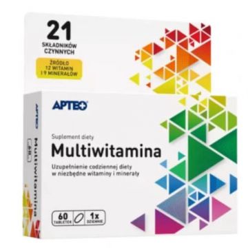 Apteo Multivitamine, 60 comprimate