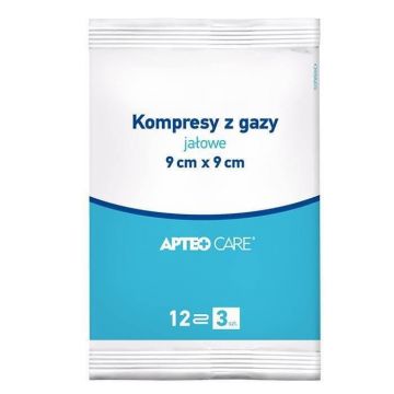 ApteoCare tampoane sterile 9cmx9cm 17 fire număr 3 buc.