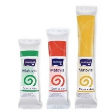 Bandaj tricotat din viscoză, 4m x 15cm, 1 buc - Dată de purtare lungă!