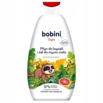 Bobini Fun Spălare pentru baie și corp cu aromă de citrice, 500ml