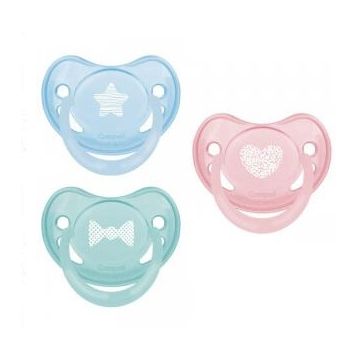 Canpol, suzetă, silicon, anatomic 0-6m Pastelove 22/419, 1 buc