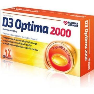 Family Health D3 Optima 2000 60 capsule