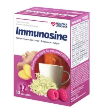Family Health Immunosine aromă de zmeură, 10 pliculețe