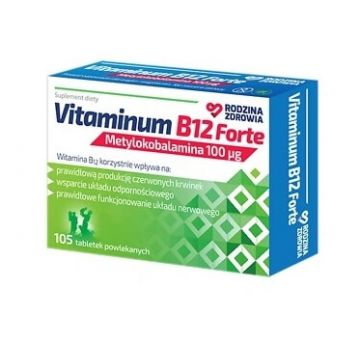 Family Health Vitaminum B12 Forte, 105 comprimate