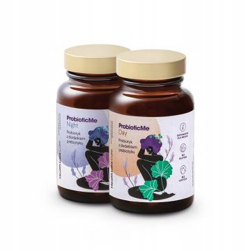 HealthLabs ProbioticMe Ziua + Noaptea Priobiotic într-o formulă cu două componente, 60 capsule