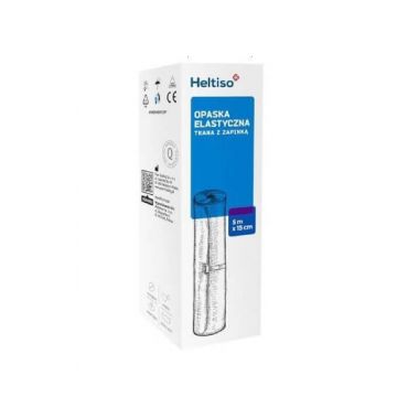 Heltiso, Bandă elastică țesută cu fermoar 5m x 15cm, 1 buc - Pe termen lung!
