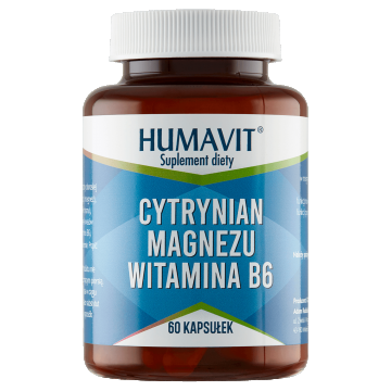 Humavit, Citrat de magneziu plus vitamina B6, 60 capsule