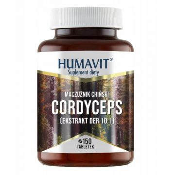 Humavit Cordyceps chineză Borage + drojdie de bere, 150 comprimate