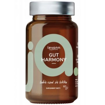 Levann Gut Harmony jA Pentru digestie și suport intestinal, 60 capsule