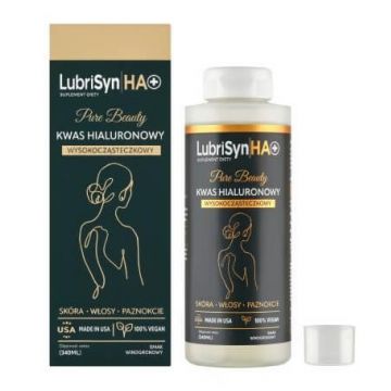 LubriSyn HA+, lichid oral, aromă de struguri, 340 ml
