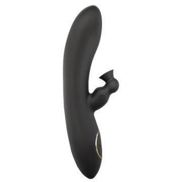 Marc Dorcel Bunny Vibrator cu stimulare punct G și punct ecou Negru