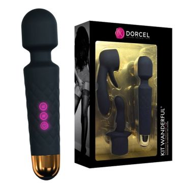 Marc Dorcel Kit Wanderful set tijă maser + două pături suprapuse