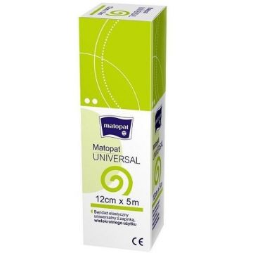 Matopat Bandaj elastic universal, 5mx12cm, 1 bucată - Termen lung!