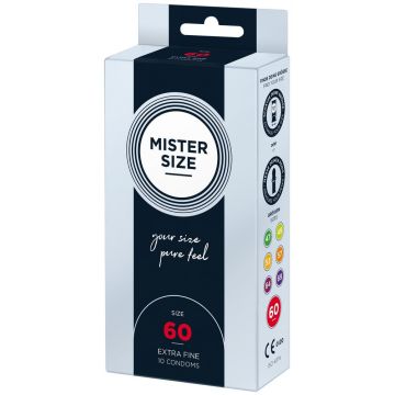 Mister Size, 60 mm prezervative, 10 bucăți
