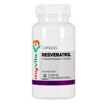 MyVita, Resveratrol, 60 capsule