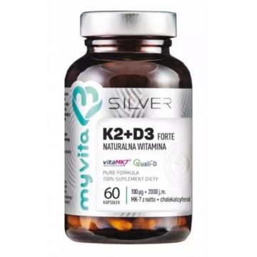 MyVita Silver Vitamina K2+D3 Forte 60 capsule