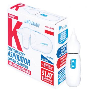 Novama Aspirator nazal, alb K, aspirator nazal electronic, 1 buc