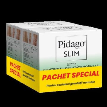 Pachet Pidago Slim, 2 x 60 comprimate, Fiterman