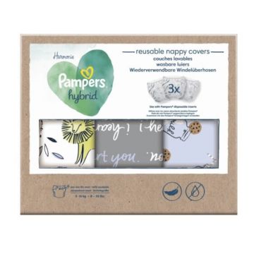 Pampers, Harmonie, Scutece hibride, 3 buc