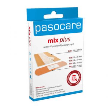 Pasocare, Mix Plus Plasturi, set, 20 buc - Viață lungă!