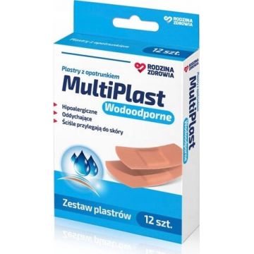 Plasturi impermeabili MultiPlast, 12 bucăți
