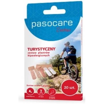 Plasturi, set de călătorie A Pasocare, 20 buc - Utilizare pe termen lung!