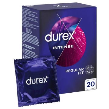 Prezervative Durex Intense Stimulating, 20 bucăți