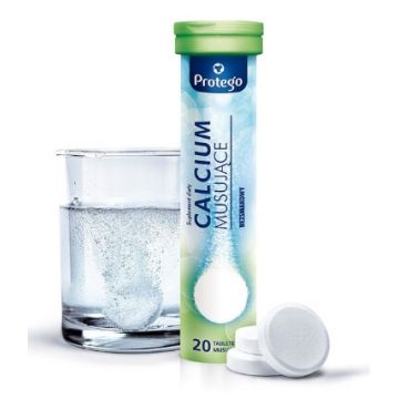Protego Calcium Efervescent, 20 comprimate efervescente