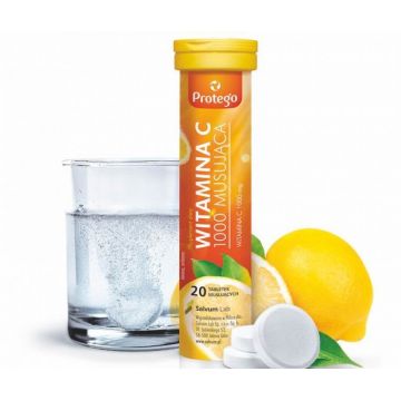 Protego vitamina C 1000 20 comprimate efervescente
