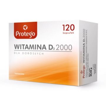 Protego Vitamina D 2000, 120 capsule