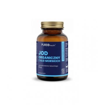Pureo Health iod organic din alge marine, 60 capsule