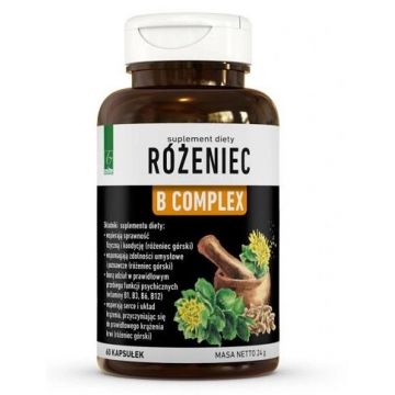 Rhodiola B Complex, 60 capsule