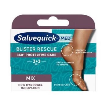 Salvequick Blister Rescue Fingers, 6 bucăți
