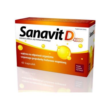 Sanavit D 4000, 60 capsule
