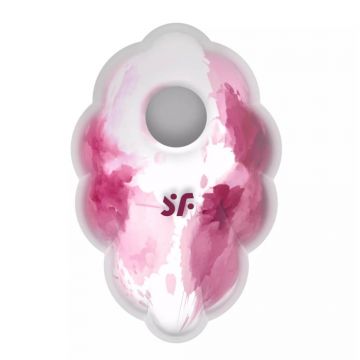 Satisfyer Cloud Dancer stimulator de ecou cu aer roșu, 1 buc