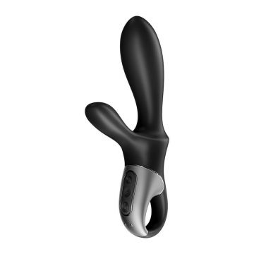 Satisfyer Heat Climax+ Vibrator anal cu stimulare Negru, 1 buc