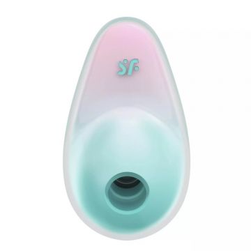 Satisfyer Pixie Dust stimulator ectastic cu aer Mint/Pink, 1 buc