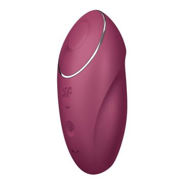 Satisfyer Tap amp; Climax 1 Vibrator suprapus cu funcție de tapotare Roșu