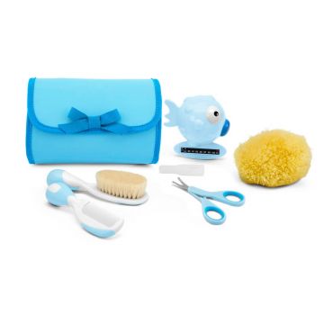 Set de accesorii de igienă și baie Chicco My First Beauty 0m+ Albastru