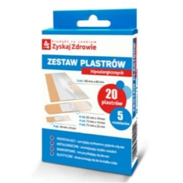 Set, plasturi hipoalergenici, 20 bucăți - Durată lungă de viață!