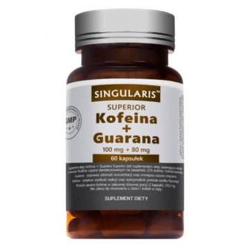 Singularis, Cafeină + Guarana, 60 capsule