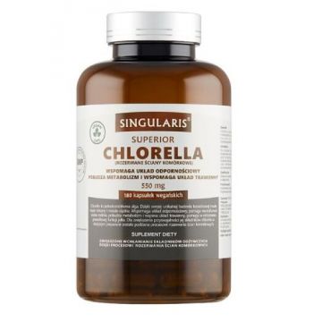 Singularis Chlorella 550mg, 180 capsule