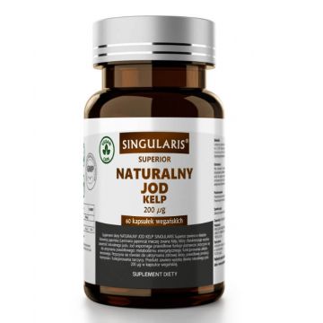 Singularis Iod natural Kelp 200mcg, 60 capsule