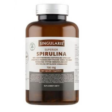 Singularis Spirulina 700mg, 180 capsule