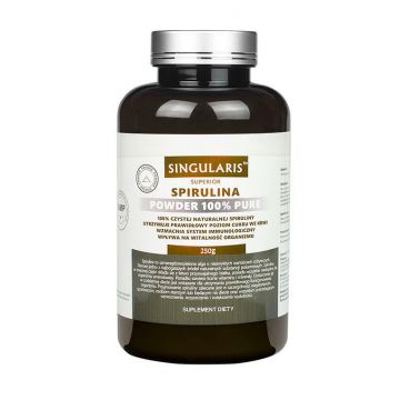 Singularis Superior Spirulina pulbere 100% pură 250g