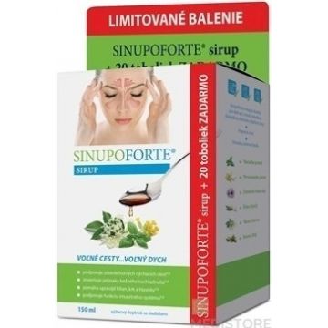 SINUPO FORTE Pachet limitat 1×1 set, sirop și capsule