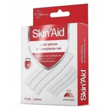 Skin Aid Benzi sterile pentru închiderea rănilor, 11 buc