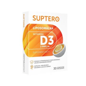 Suptero Liposomal Vitamina D3 2000 UI, 30 capsule