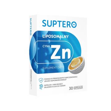 Suptero Zinc lipozomal Zn, 30 capsule