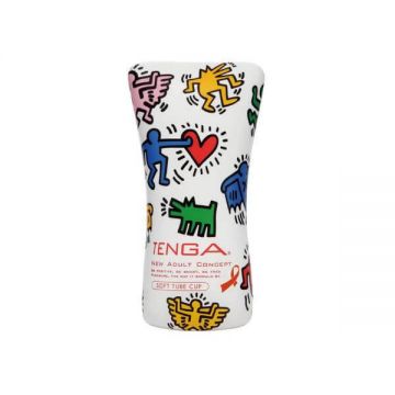Tenga Keith Haring Soft Tube Cup Masturbator de unică folosință